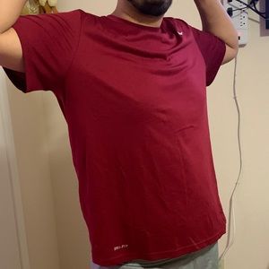 Men's Maroon Nike Dri-Fit TShirt